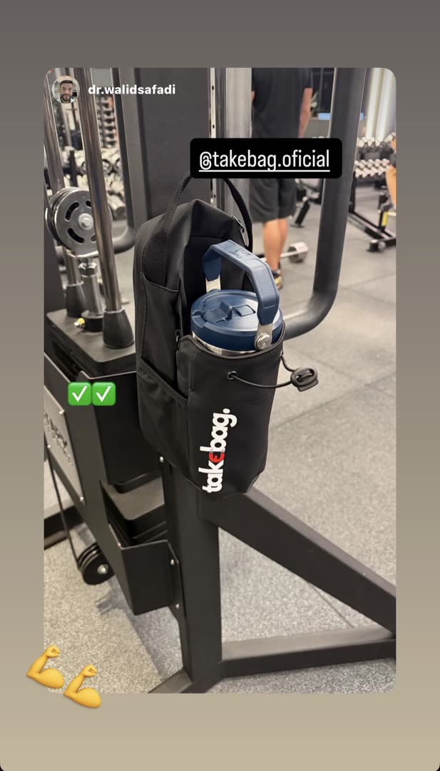 Cliente treinando com a TakeBag